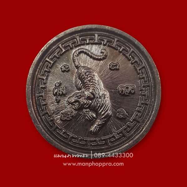 เหรียญเสือมหามงคลคุ้มดวง วัดบางนา จ.ปทุมธานี ปี 2563